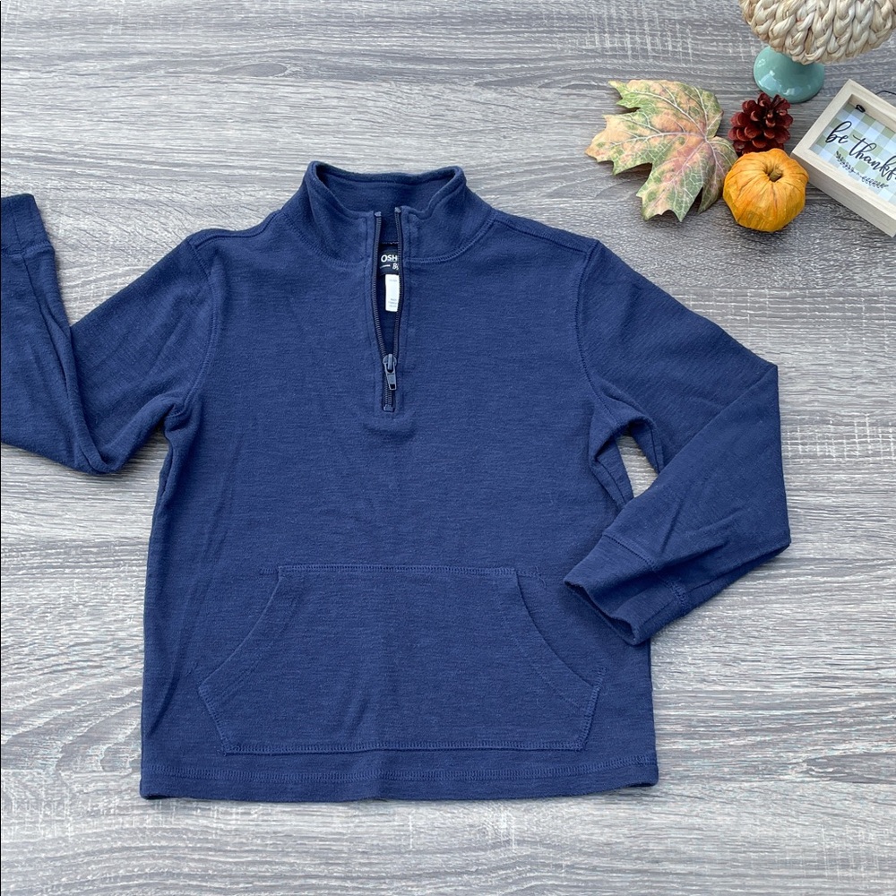 OshKosh B'gosh Kids' Navy Half-Zip Sweater
